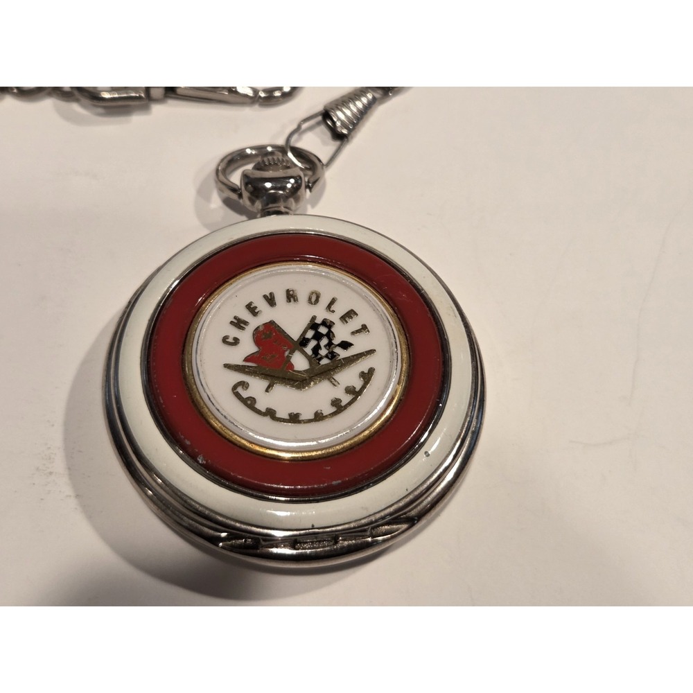 1957 Chevy Corvette Pocket Watch  UNTESTED Selling for Parts "As is" - Picture 2 of 8